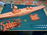 3d Printed 1/350 French Heavy Cruiser Algérie(full Hull/waterline)